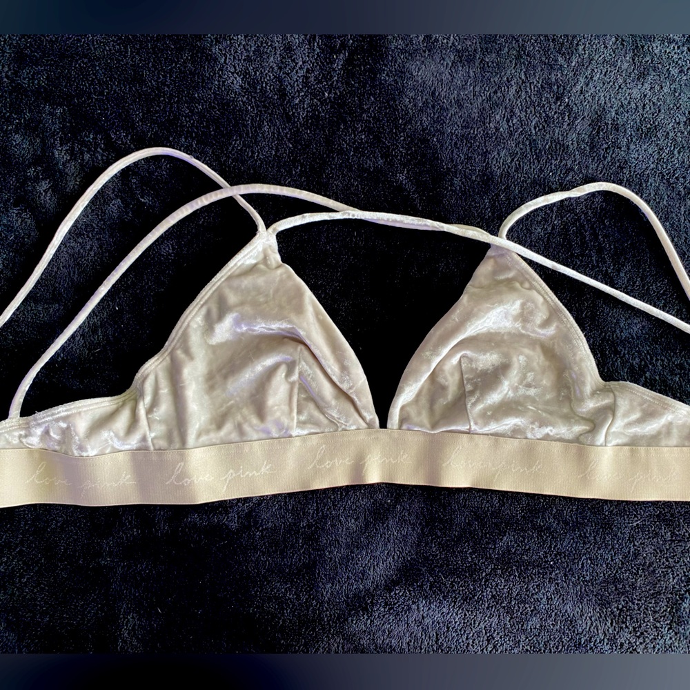 PINK Velvet Bralette